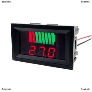 [COD] Bsuimki เครื่องวัดระดับการชาร์จแบตเตอรี่รถยนต์12V 24V 36V 48V 60V เครื่องทดสอบความจุแบตเตอรี่ลิเธียมจอแสดงผลสีฟ้า