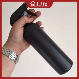 500ml Powerful Mist Sprayer Black Bottle Alcohol Disinfectant Nozzle Lock Mist Plastic Dispenser Multi-Functional