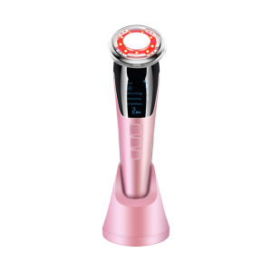 Multifunctional Facial Beauty Device EMS LED Light Therapy Hot and Cold Compress Skin Rejuvenation Lifting Massager for Home Use