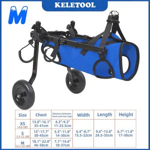 Pet Walking Assistance Dog Wheelchair Adjustable Hind Leg Support For Injured Pet Disabled Dogs&Cats Rehabilitation Tool