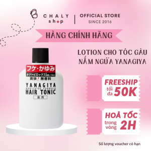 Tinh chất dưỡng da đầu Yanagiya Hair Tonic giảm gàu giảm nấm ngứa 240ml Nhật