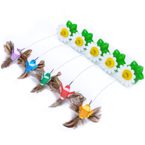 Đồ chơi cho Mèo đuổi bắt chim bướm xoay vòng tự động (mẫu mới)- Hara Pet Store