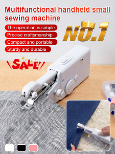 Multifunctional Handheld Small Sewing Machine Handheld Sewing Machine Small Manual Overlock Sewing Tool For Home Use
