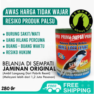 SEMPATI Pakan Burung Murai Kacer Jalak Prima Voer Cendet PKNBR5AS