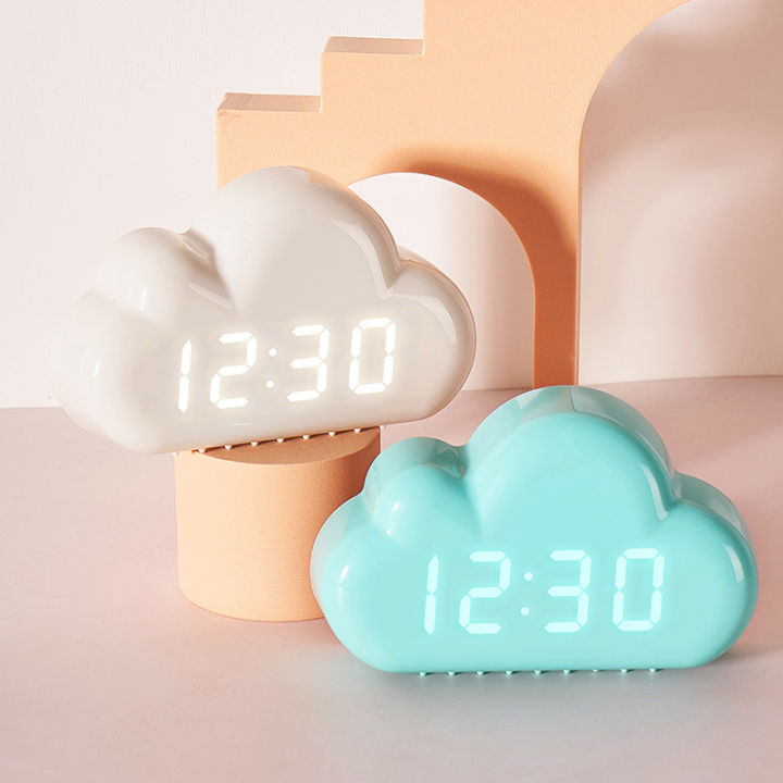 Cloud Alarm Clock Led Cloud Clock Led Clock Cloud Shape Clock Ready