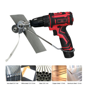 Alat Sambungan Bor Ke Gergaji Potong Seng / Adapter Electric Drill Refitting Plate Metal / Mata Bor