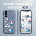 Phone Case Vivo V27e V27 5G V27 Pro 5G vivov27e v27pro 5G Cartoon Doraemon Cat Anime Side Design Phone Case Square Edge Pattern Liquid Silicone Casing Full Cover Camera Case. 