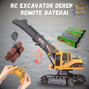 Mainan Mobil Mobilan Remote Control Skala 1:22 Model Crane Truck Excavator Toys Anak Laki Laki