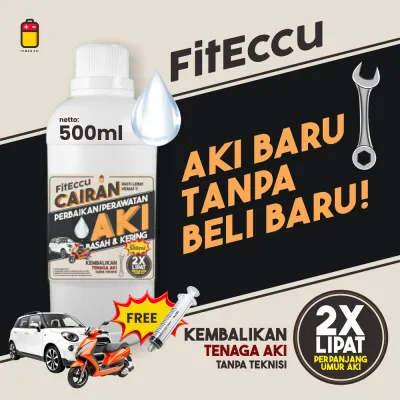 FitEccu Formula Perbaikan Aki Kering & Basah - Mudah Digunakan Tanpa Teknisi