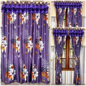 Gorden rumbai poni UK 135x220cm cocok untuk dekorasi pintu dan jendela ( free pita )