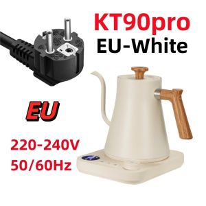 GENENIC Smart Temperature Control Gooseneck Electric Kettle Stainless Steel Constant Temperature Electric Kettle Simple Operation Food-Grade Stainless Steel Temperature Control Kettle Coffee Brewing
