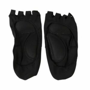 Women Peep Toe Socks Breathable Anti-slip Open Five Toes Socks Toeless Invisible Liner Socks for High Shoes Yoga