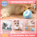 Interactive Cat Ball Toy Automatic Rolling Ball for Indoor Cats Rechargeable electric Smart Cat Toy. 