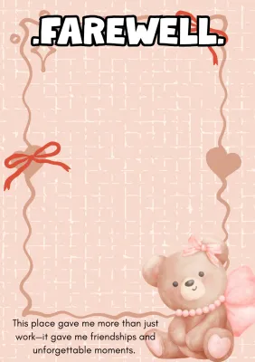Ready Stock Farewell Card Gift | Goodbye Card with OPP Plastic | Tic Tac / Minyak Kapak / Card Only | Office Colleague