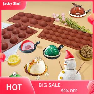 Jacky 1 PC Baking Tray Pastry Mold Silicone Mold Chocolate Ball Mold Silicone Mold Lollipop Cake Mold kitchen Baking Tools