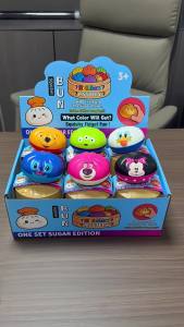8.5CM Đồ chơi Squishy Bánh Bao Lớn Phồng Lên Chậm của Nhóm Nhạc Nữ Thợ Săn có biểu cảm hạt kim tuyến vàng bánh bao hấp thu nhỏ chân thực