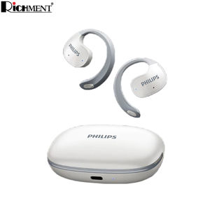 RICHMENT TAT2708 Open-Ear Bone Conduction Sports Headphones Bluetooth 5.4 Earphones Hi-Fi Stereo In Ear Headset For Sport Touch Control Earbud With Mic