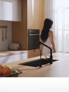 IGDL Higold 400mm/500mm kitchen sink quartz square sink topmount undermount two installation method or kitchen bar sink young new design