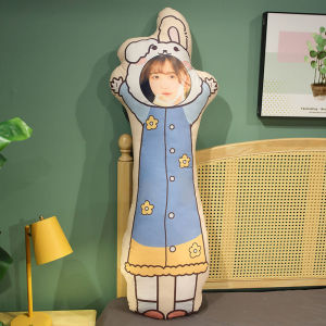 Long Doll Humanoid Pillow Custom Boyfriend Girl Avatar Photo Birthday Gift Sleeping Doll diy