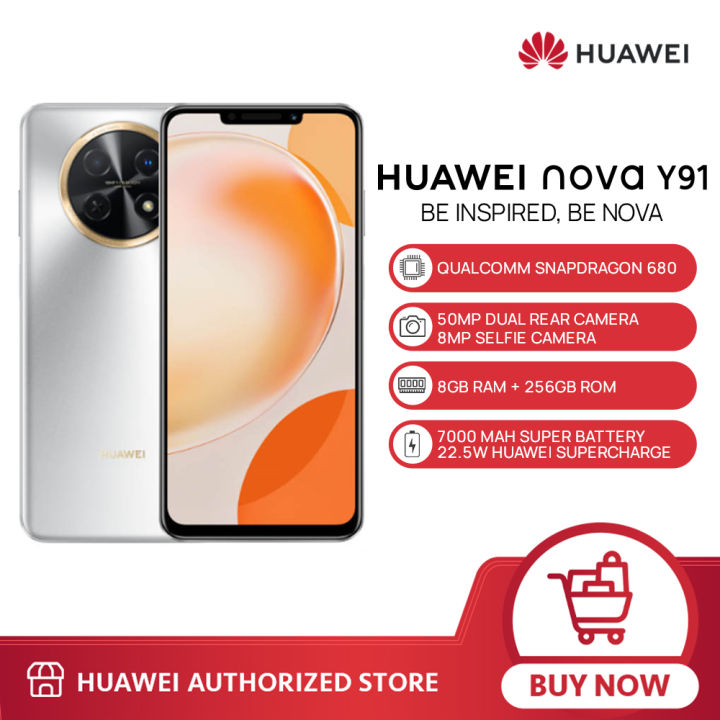 HUAWEI Nova Y91 Smartphone 8GB RAM 256GB ROM Snapdragon 680