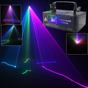 ESHINY 0.5W RGB Lines Beam Scan Stage Light DMX512 Sound DJ Dance Bar Xmas Party Disco Holiday Christmas Effect System Show X1