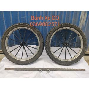 Bộ Bánh Xe Kèm Trục Cho Xe Cải Tiến Xe Kéo Xe Tự Chế