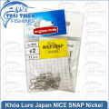 Khóa Lure Snap Japan Nice Snap Nickel. 