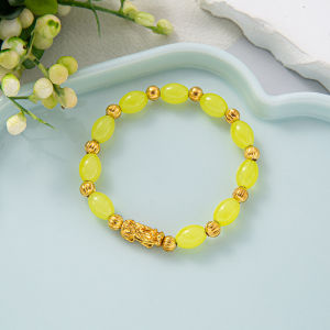 Gelang Giok Gaya China retro Serbaguna Untuk Wanita Gelang Manikmanik Giok Gaya Retroelegan korea Untuk Wanita gelang titanium anti luntur