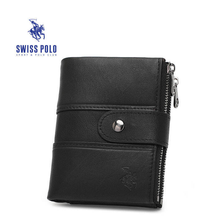 Swiss Polo Genuine Leather Rfid Wallet Sw Sw Black Lazada Ph