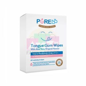Pure BB Tongue Gum Wipes 20s - Tisu Basah Gusi & Lidah Bayi