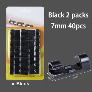 10Pcs  Self-Adhesive Cable Organizer Wire Tie Management Clips Cable Clamp Cord Wire Tie Fixer