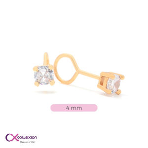 Collexion Everdeen Kids Ears Stud Anting Anak Lapis Emas Gold Plated