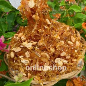 (FREESHIP)Hủ 500gr Mứt gừng sợi tắc mè đậu phộng