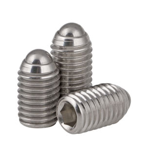 M3 M4 M5 M6 M8 M10 M12 304 Stainless Steel Hex Hexagon Socket Allen Spring Ball Plunger Grub Point Set Screw Bolt