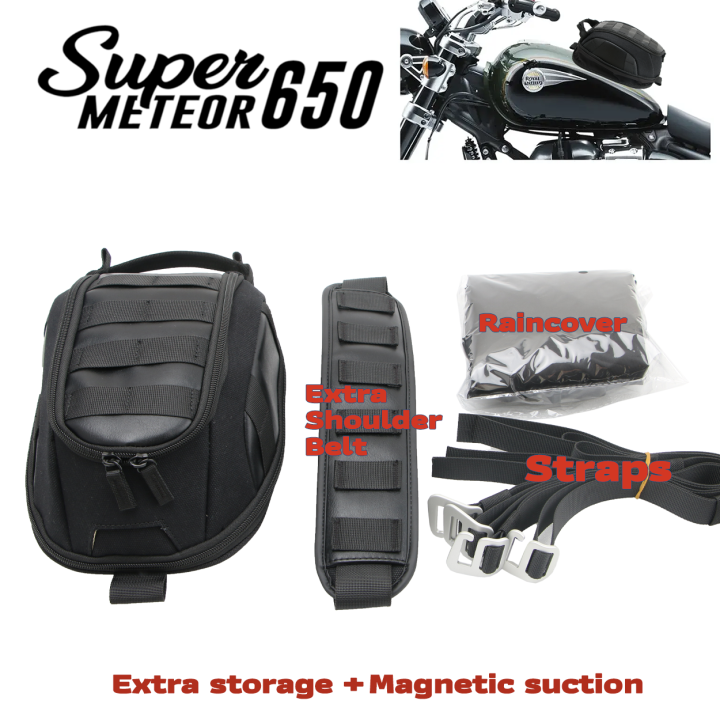 For Royal Enfield Super Meteor 650 Motorcycle Tank Bag Storage