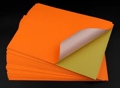 [Golden Dragon] Bright Neon Color Paper with Sticker (Adhesive)