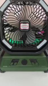 10400mAh Camping Fan 360° Adjustable Wind Speed Fan Large Capacity Battery Desk Fan