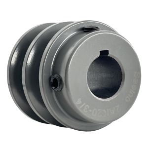 2AK20-3/4 Double Groove V Belt Pulley 3/4 inch bore 2" ODV-Belt Sheave Cast Iron for A AX 3L 4L V-Belts2AK2034 Pulley
