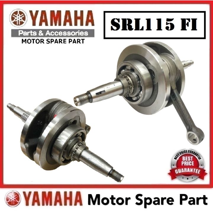 YAMAHA SRL115 FI CRANKSHAFT ASSY 0 CRANK SHAFT STANDARD STD LAGENDA115 LAGENDA SRL115FI SRL115-FI SRL 115 FI YAMAHA