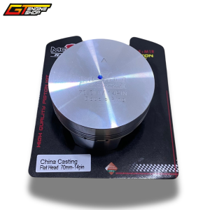 PISTON 70 PEN 14 MOTO1 RACING SEHER 70 PEN 14 MOTO 1 RACING FLAT HEAD BAHAN CASTING 70MM PEN 14