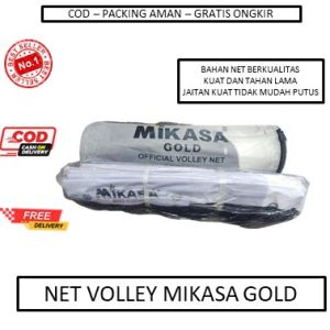TERBARU !!! Net Bola Voli Mikasa Gold Volley Volly - Net Voli Murah - Net Bola Voli - Net Mikasa  - Net Mikasa Murah