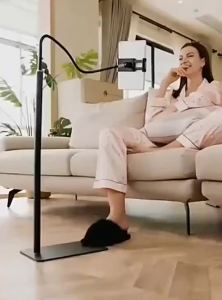 LZD  Metal Floor Bracket Hose Vientiane Adjustable Mobile Phone Tablet Live Stream Photography Bedside Floor Hose Lazy Bracket