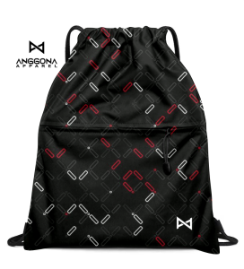 Tas Serut Cowok Cewek Keren Futsal String Bag Full Printing Tebal