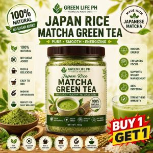 Premium Japan Rice Matcha Green Tea | 100% Natural | Weight Management & Immune Health Support