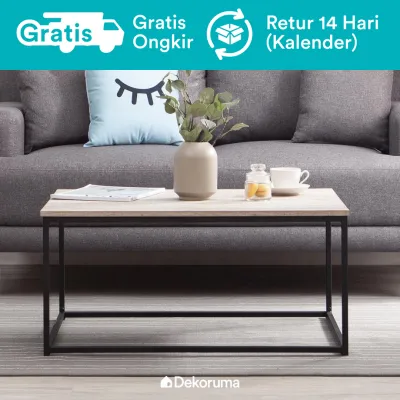 Dekoruma Ashi Meja Ruang Tamu Minimalis Modern - Coffee Table