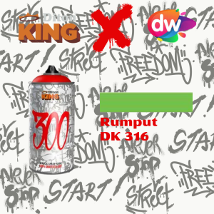 [Sulsel-Sulbar] Diton King Three Hundred Warna Standar (Cat Semprot Khusus Graffiti)