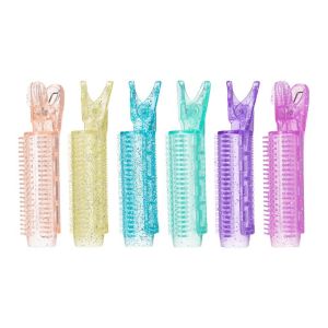 IVAOU 2pcs/bag Hair Root Fluffy Hair Fluffy Rollers Portable Bangs Fixed Shape Hairdressing Bangs Curler Korean Hair Care Hair Root Shaping Clip Women