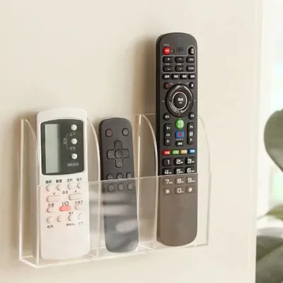 Acrylic Air Conditioner / TV / Multipurpose Remote Control Holder Wall Mount
