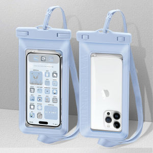 Waterproof Phone Pouch PVC Outdoor Swim Bag Poach Anti Lost with Air Case Universal Transparent Touchable