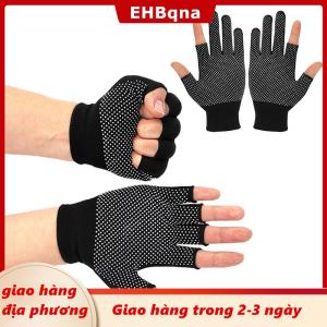 [COD] EHBqna 3PF Ship within 24 hours Non-Slip màn hình cảm ứng găng tay Nylon người đàn ông Phụ nữ mùa hè ngoài trời cưỡi thể thao thể dục thoáng khí chống trượt Kem Chống Nắng Nửa Ngón tay găng tay